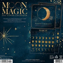 2025 Willow Creek Moon Magic 12" x 12" Monthly Wall Calendar (46630)