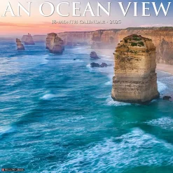 2025 Willow Creek Ocean View 7" x 7" Monthly Wall Calendar (45893)
