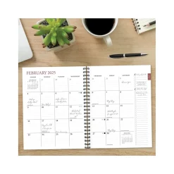 2024-2025 Willow Creek Paris 8.5" x 11" Academic Weekly & Monthly Planner, Paper Cover, Kraft/Black (47583)