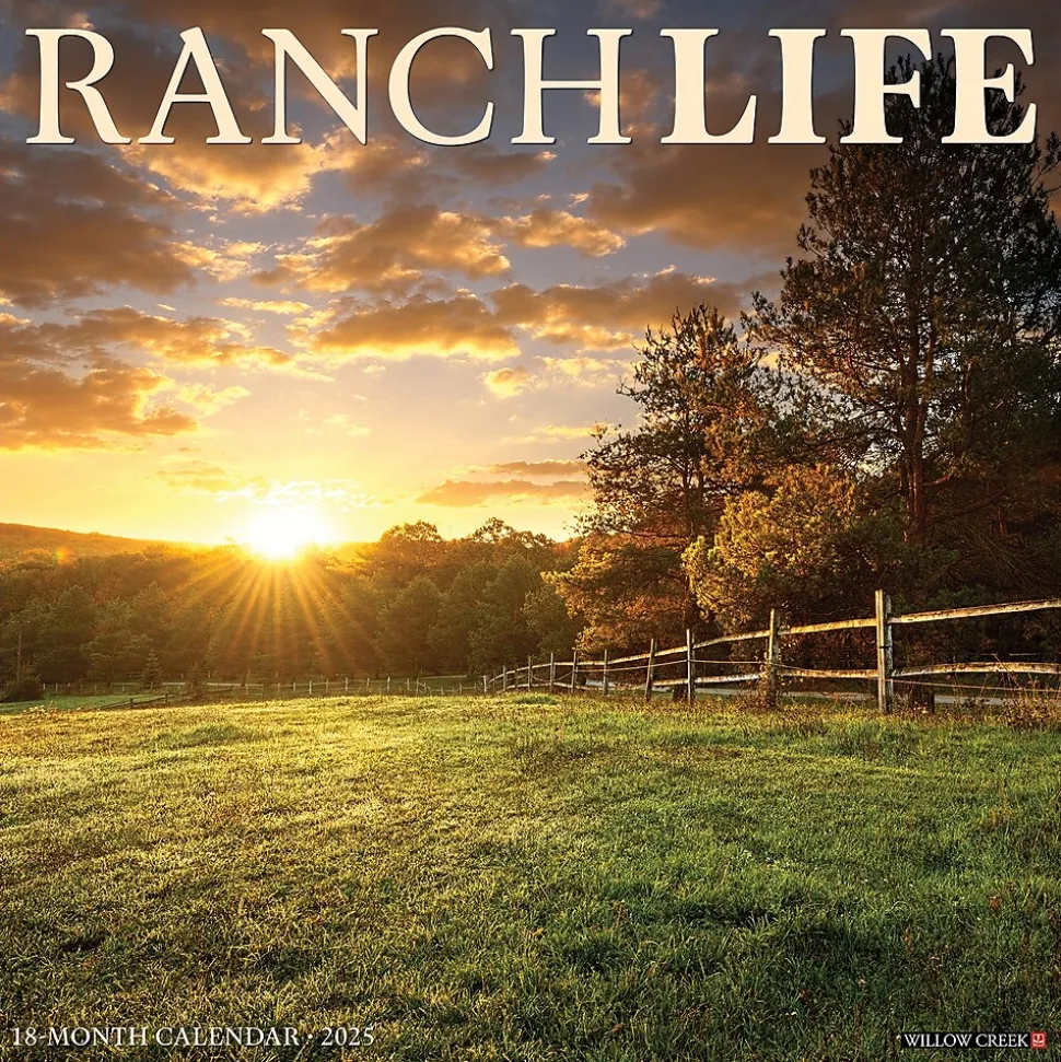 2025 Willow Creek RanchLife 2025 12" x 12" Yearly Wall Calendar (46524)