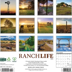 2025 Willow Creek RanchLife 2025 12" x 12" Yearly Wall Calendar (46524)