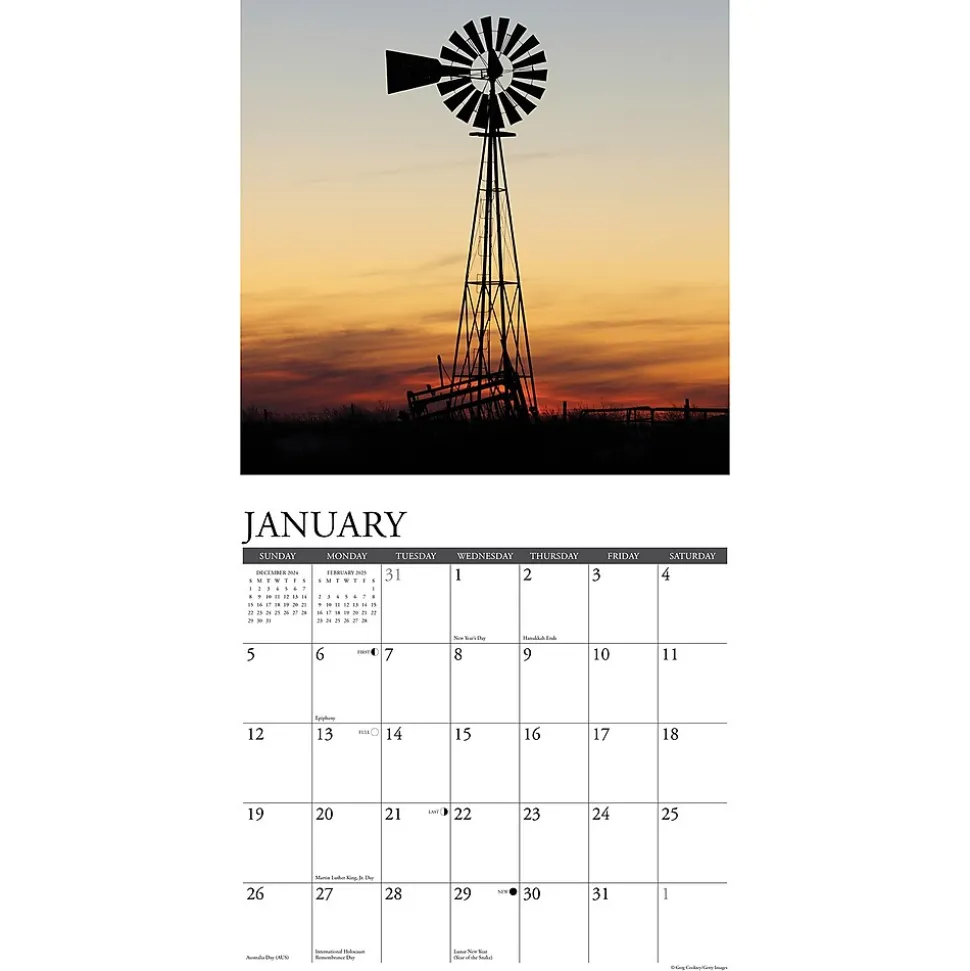 2025 Willow Creek RanchLife 2025 12" x 12" Yearly Wall Calendar (46524)