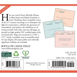 2025 Willow Creek That's What She Said, Inspiring Women Quotes 6" x 5.5" Day-to-Day Calendar (41031)