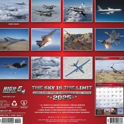 2025 Willow Creek The Sky is the Limit 12" x 12" Monthly Wall Calendar (45107)