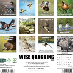 2025 Willow Creek Wise Quacking 12" x 12" Yearly Wall Calendar (46371)