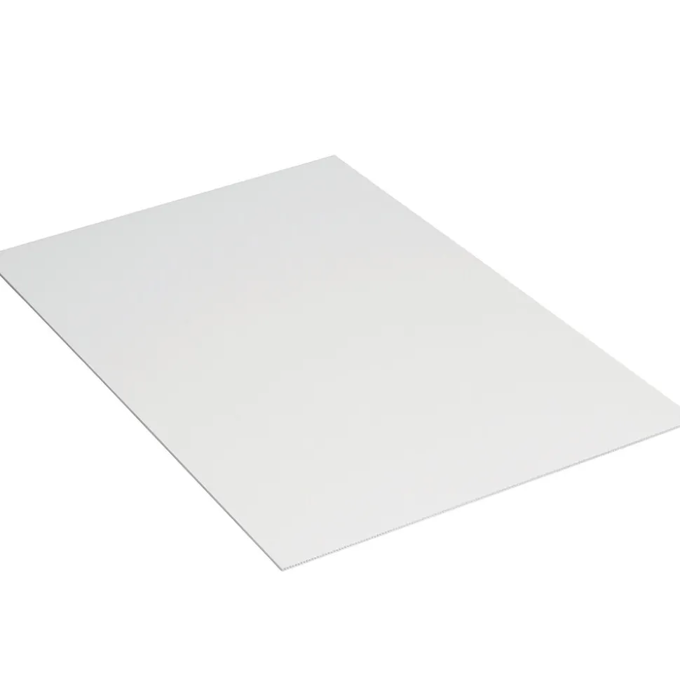 48" x 48" Corrugated Pad, Single Wall, White, 10/Bundle (PCS4848W)