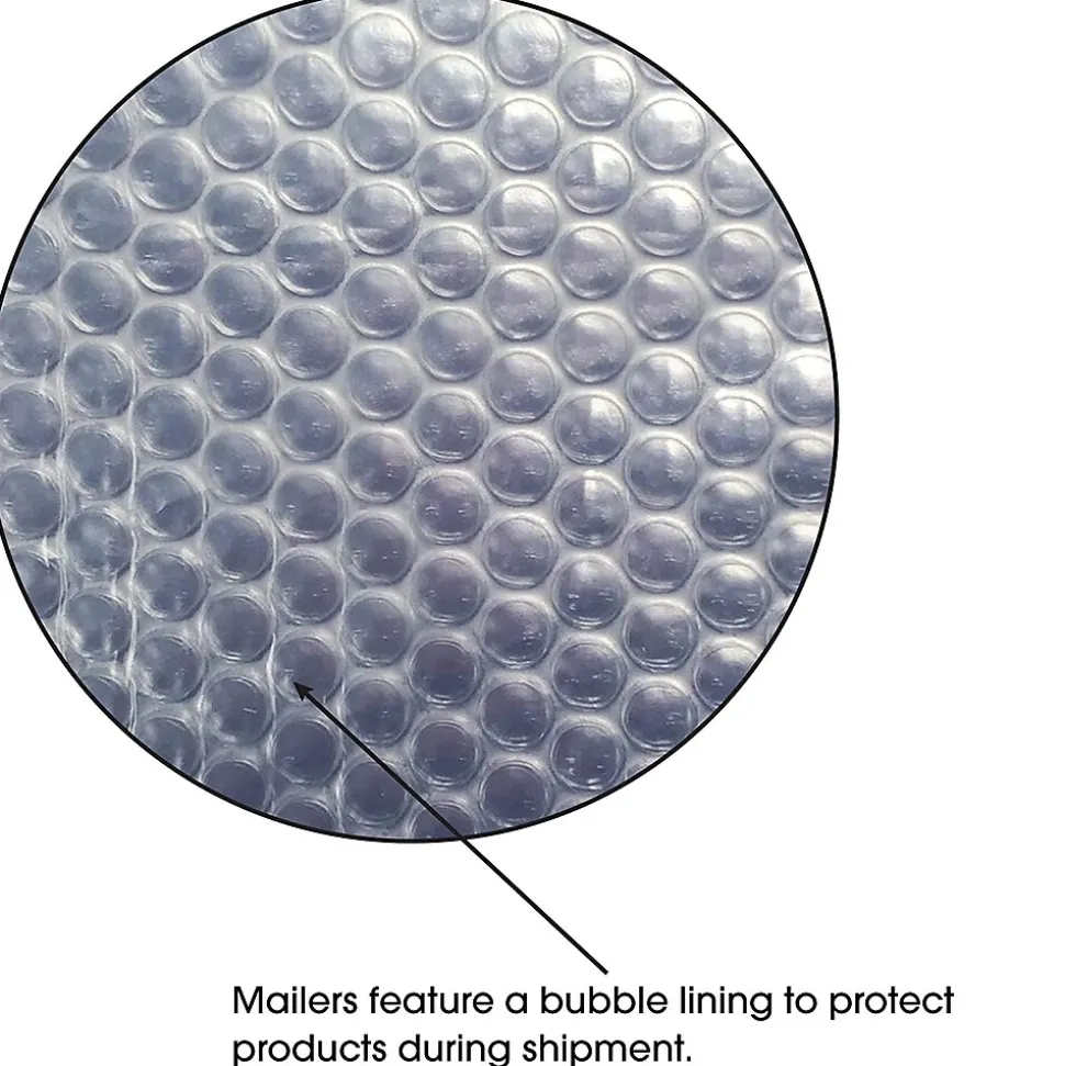 13" x 17.5" Glamour Bubble Mailer, Red, 100/Carton (GBM1317R)