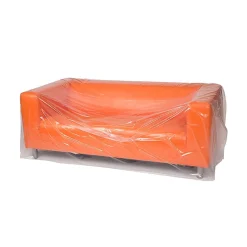 124" x 45" Layflat Poly Bags, Bags on a Roll, 3 Mil, Clear, 40/Roll (3217)