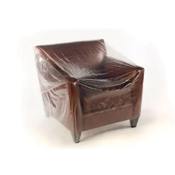 50" x 45" Layflat Poly Bags, Bags on a Roll, 1 Mil, Clear, 300/Roll (3160)