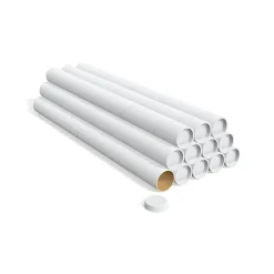 2" x 24" Mailing Tube, White, 12/Carton (ST55308)