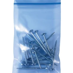 3" x 5" Reclosable Poly Bags, 4 Mil, Blue, 1000/Carton (VCIPB35R)