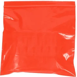 4" x 6" Reclosable Poly Bags, 2 Mil, Red, 1000/Carton (PB3565R)
