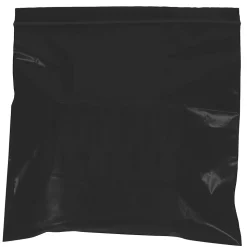 8" x 10" Reclosable Poly Bags, 2 Mil, Black, 1000/Carton (PB3635BK)