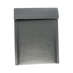 6" x 9" Self-Sealing Bubble Mailer, Black (245159)