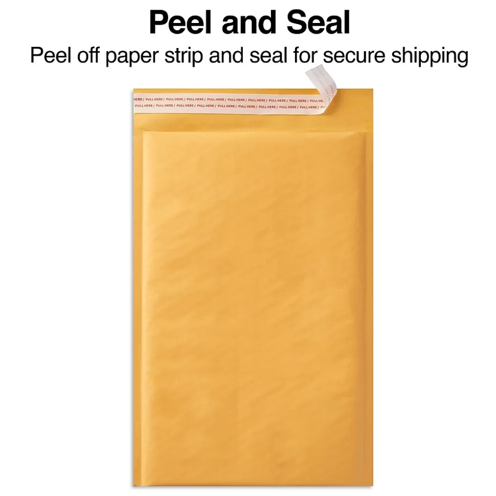 9.25" x 11" Self-Sealing Bubble Mailer, #2, 12/Pack (51580-CC)