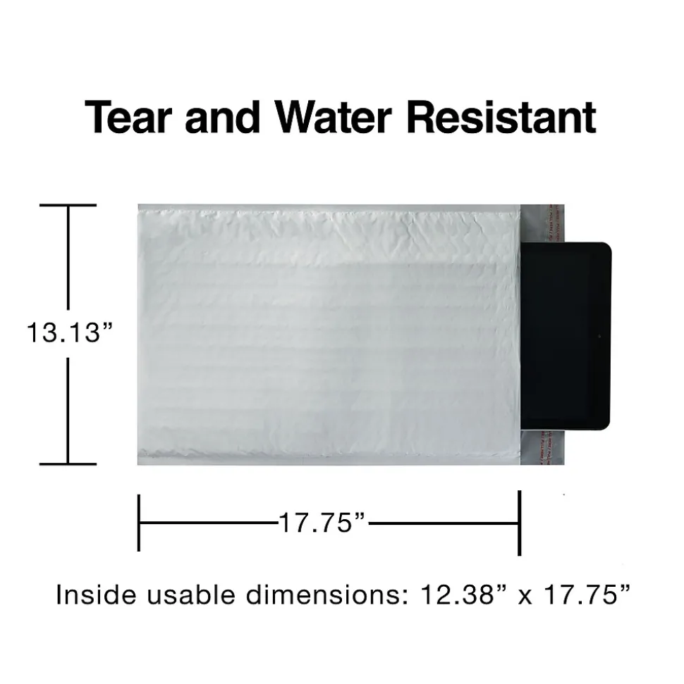 13.13" x 17.75" Self-Sealing Bubble Mailer, #6, 25/Carton (ST56614B)