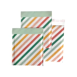 8.5" x 11" Self-Sealing Padded Bubble Mailer, Multicolor, 3/Pack (246456)