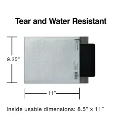 11 x 8.5 Self-Sealing Poly Mailer, White (ST56534)