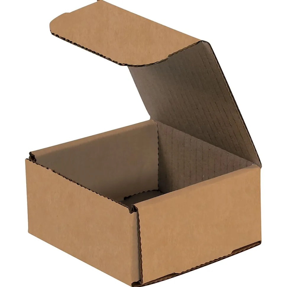 4" x 4" x 1" Corrugated Mailers, 50/Bundle (M441K)