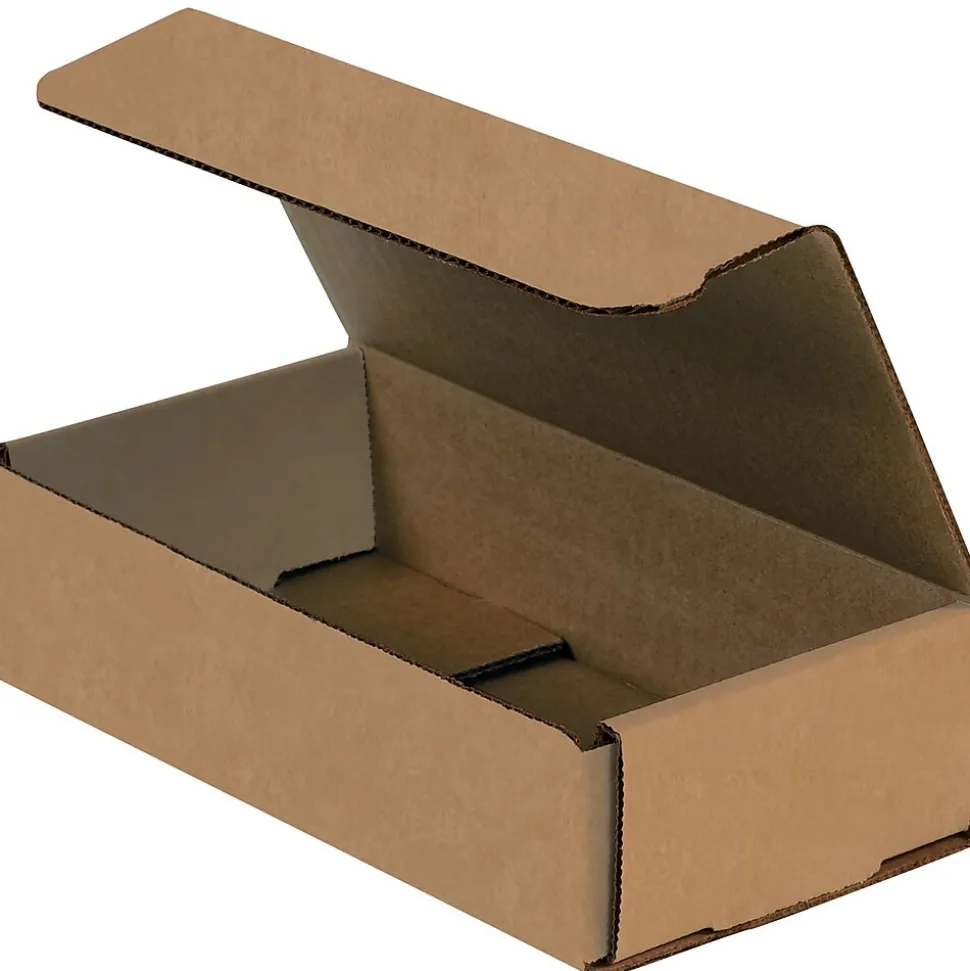 8" x 4" x 2" Corrugated Mailers, Kraft, 50/Bundle (M842K)