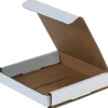 5" x 5" x 1" Corrugated Mailers, White, 50/Bundle (M551)