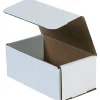 9" x 6" x 5", Corrugated Mailers, White, 50/Bundle (M965)