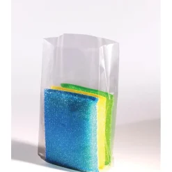 4" x 2" x 10" Gusseted Poly Bags, 1 Mil, Clear, 1000/Carton (1347)