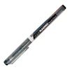 AbilityOne Skilcraft Metal Clip Rollerball Pen, Medium Point, 0.7mm, Black Ink / Black Barrel, 12/Pk