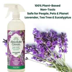 Absolute Green Natural All-Purpose Cleaner, Lavender Spa Scent, 25 Fl Oz., 6/Carton (AG27-ST-6)