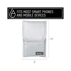 Absorbits Wet Phone Silver Rescue Pouch for Most Smartphones (AP100SL)