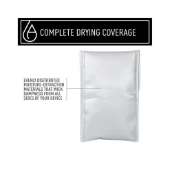 Absorbits Wet Phone Silver Rescue Pouch for Most Smartphones (AP100SL)