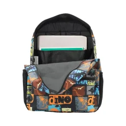 Accessory Innovations Kids' Boy's Life Dino Laptop Backpack, Medium, Multicolor (B24GC58197-ST)