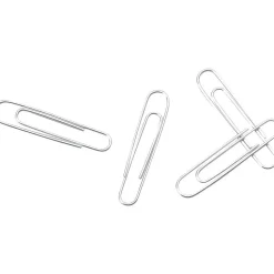 ACCO #3 Economy Paper Clips, Silver, 100/Box, 10 Boxes/Pack (72320)