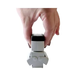 Accu-Stamp 2 Pre-Inked Rectangle Stamp, For Deposit Only, Blue/Red Ink (035523)