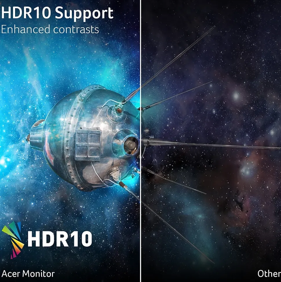 Acer Nitro 31.5" Curved FHD 180 Hz LCD Gaming Monitor, Black (EDS320Q S3BIIPX)