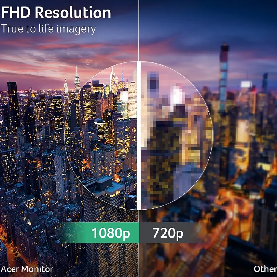 Acer SA240Y G0 23.8" 120 Hz LCD Monitor, Black (SA240Y G0BI)