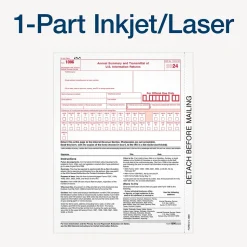 Adams 2024 1096 Summary Tax Form, 10/Pack (STAX1096-24)