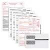 Adams 2024 1099-MISC 4-Part Laser/Inkject Tax Forms with Envelopes and software, 50/pack (LMISC425Q)