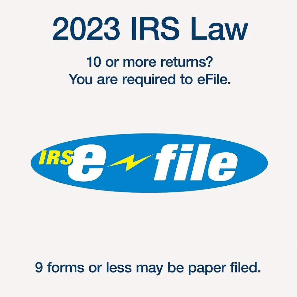 Adams 2024 1099-MISC Tax Form with e-files and Access to Adams Tax Forms Helper, 4-Part, 2-Up, Copy A, 1, B, 2, 50/Pack