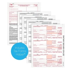 Adams 2024 1099-NEC 4-Part Laser/Inkject Tax Forms and software, 50/pack (6103NECQ)