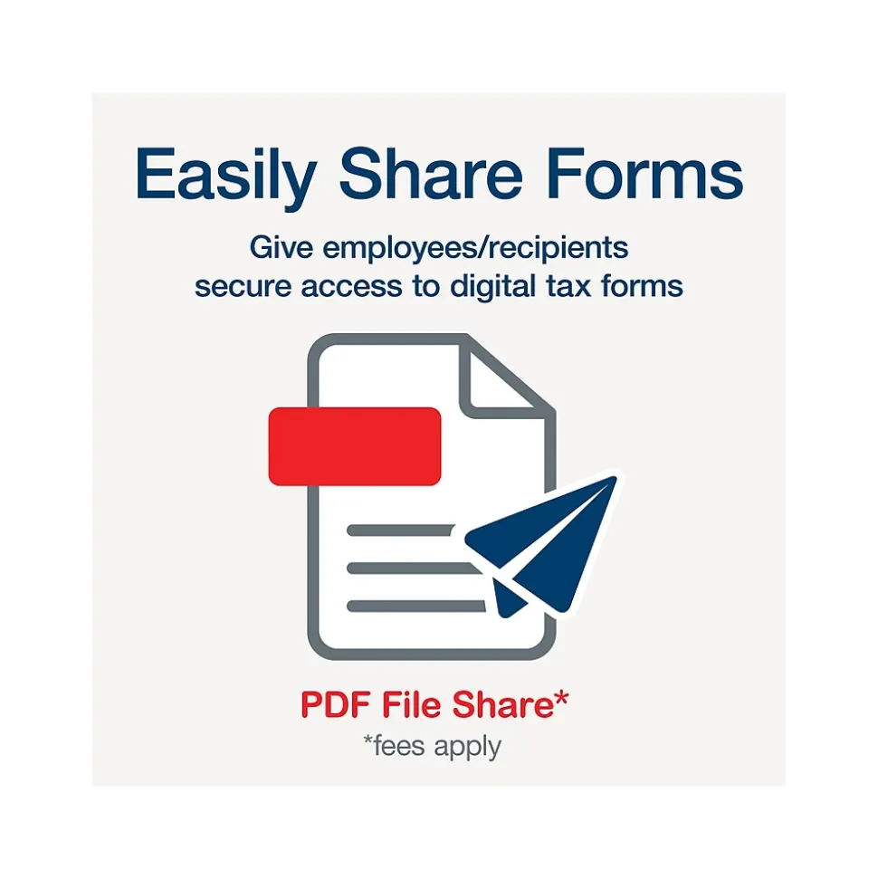 Adams 2024 1099-R Tax Form with Access to Adams Tax Forms Helper, 5-Part, 2-Up, Copy A, 1, B, 2, 10/Pack (STAX5R-24)