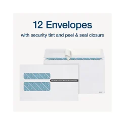Adams 2024 W-2 Tax Form with Self-Seal Envelopes and Access to Tax Forms Helper, 6-Part, 2-Up, Copy A, 1, B, C, 2, D, 12/Pack