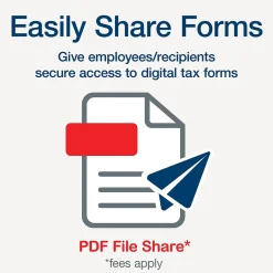 Adams 2024 W-2 Tax Form with W-3 Forms and Access to Tax Forms Helper, 6-Part, 2-Up, Copy A, 1, B, C, 2, D, 50/Pack