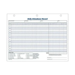 Adams Attendance Records, 50/Pack (ABF 9493)