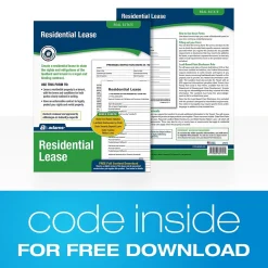 Adams Carbonless Rental Applications, 8.5" x 11", 4 Sets/Book (LF310)