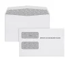 Adams Double Window Tax Form Envelopes, White, 100/Pack (7956E-S)