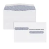 Adams Gummed Double Window Envelope for Tax Form, 5 5/8" x 9", White, 100/Pack (DW4ALT100)