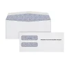 Adams Gummed W-2 Double Window Envelope, 3 7/8" x 8 1/4", White, 100/Pack (DW3ALT100)