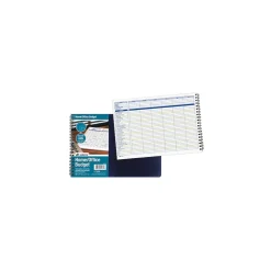 Adams Home and Office Budget Record Journal, Ruled, Blue (AFR31)