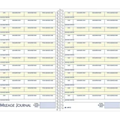 Adams Mileage Records, 5.25" x 8.5", 24 Sets/Book (AFR12)